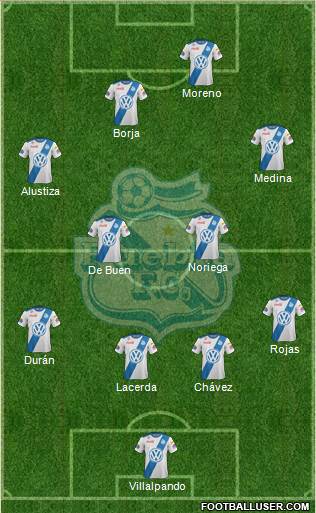 Club Puebla de la Franja Formation 2013