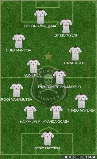 Orlando Pirates Formation 2013