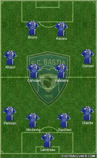 Sporting Club Bastia Formation 2013