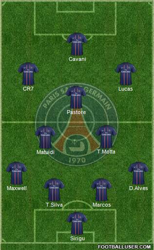 Paris Saint-Germain Formation 2013
