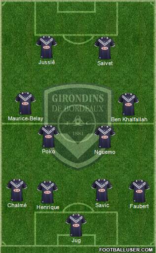 FC Girondins de Bordeaux Formation 2013