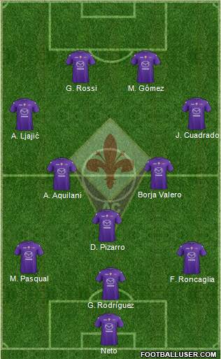 Fiorentina Formation 2013