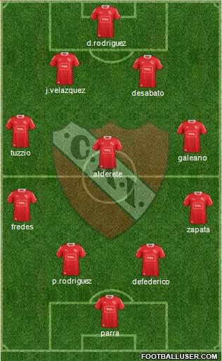 Independiente Formation 2013
