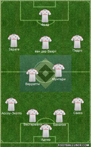 Hamburger SV Formation 2013
