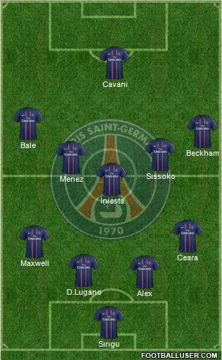 Paris Saint-Germain Formation 2013