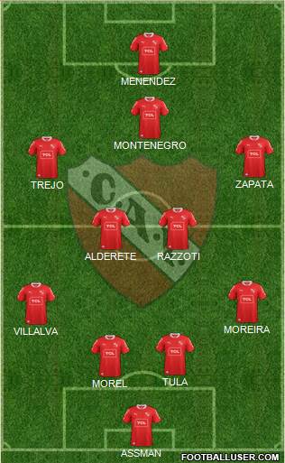 Independiente Formation 2013