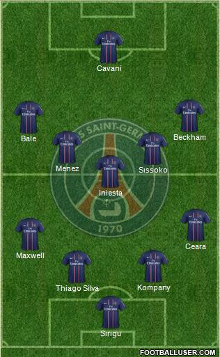 Paris Saint-Germain Formation 2013