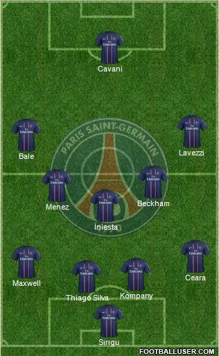 Paris Saint-Germain Formation 2013