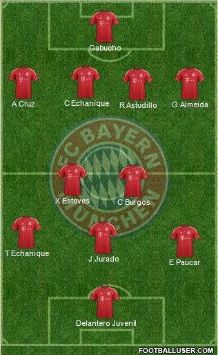 FC Bayern München Formation 2013