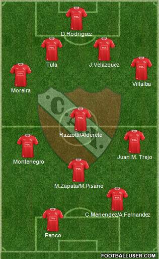 Independiente Formation 2013