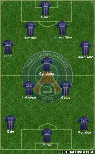 Paris Saint-Germain Formation 2013