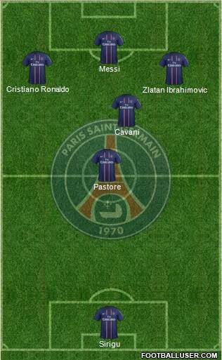 Paris Saint-Germain Formation 2013