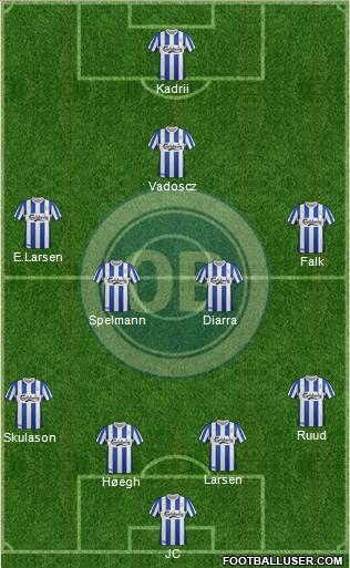 Odense Boldklub Formation 2013