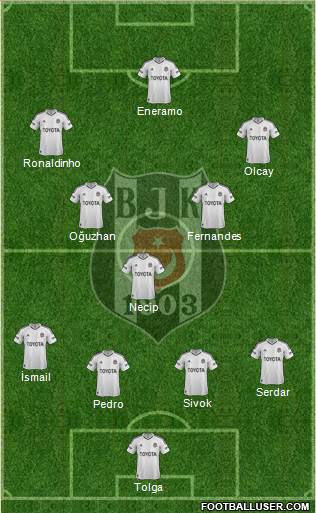 Besiktas JK Formation 2013
