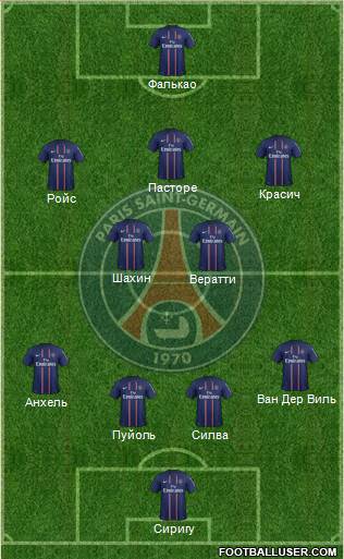 Paris Saint-Germain Formation 2013