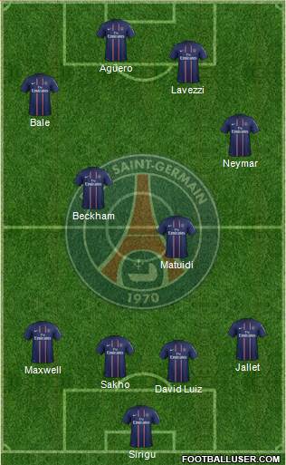 Paris Saint-Germain Formation 2013