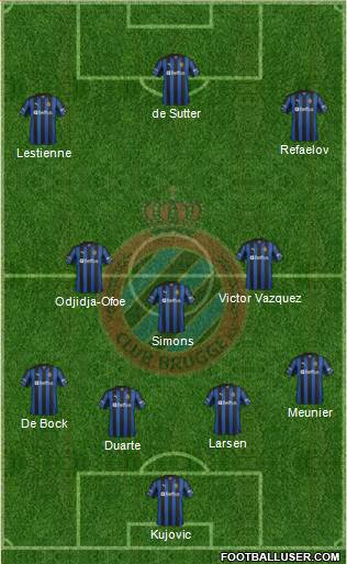 Club Brugge KV Formation 2013