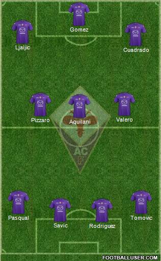 Fiorentina Formation 2013