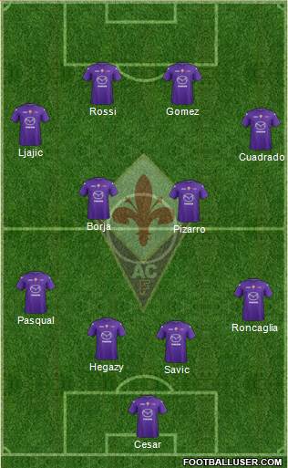 Fiorentina Formation 2013