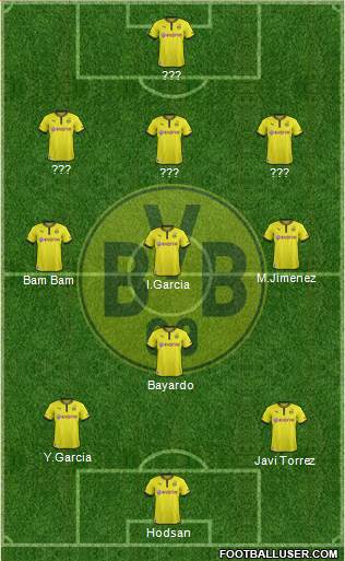 Borussia Dortmund Formation 2013