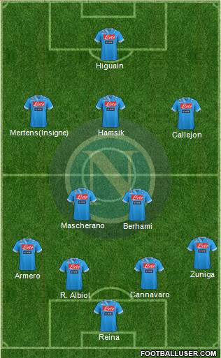 Napoli Formation 2013
