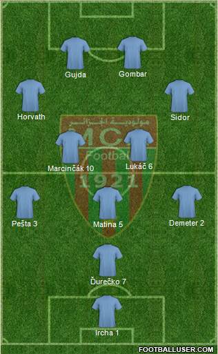 Mouloudia Club d'Alger Formation 2013