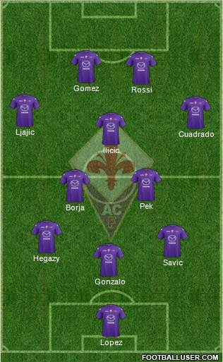 Fiorentina Formation 2013