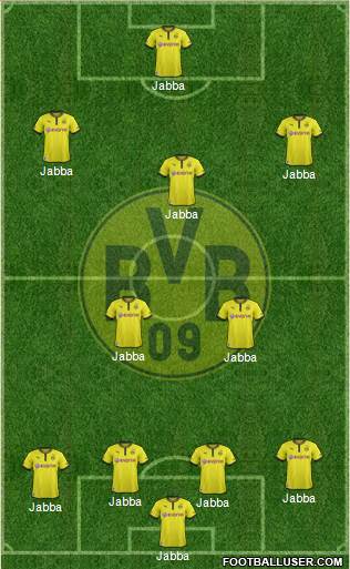 Borussia Dortmund Formation 2013