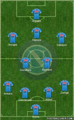 Napoli Formation 2013
