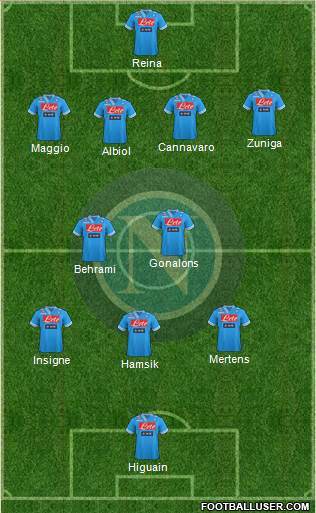 Napoli Formation 2013