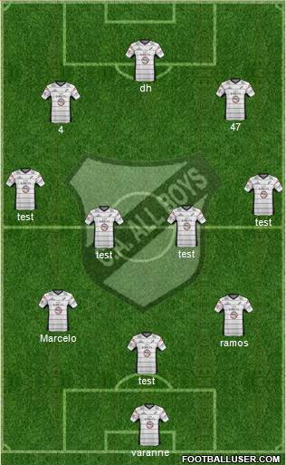 All Boys Formation 2013