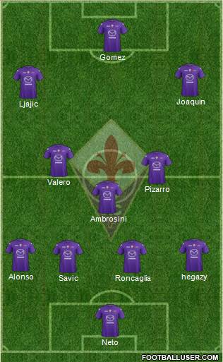 Fiorentina Formation 2013