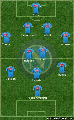 Napoli Formation 2013