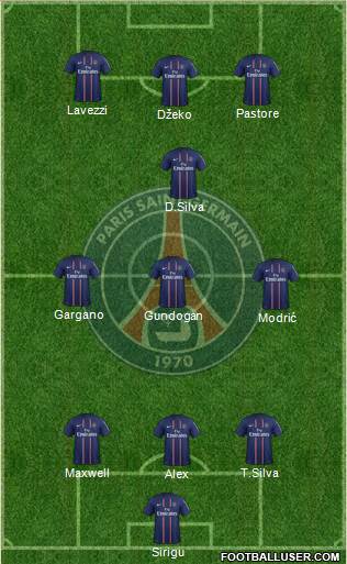 Paris Saint-Germain Formation 2013