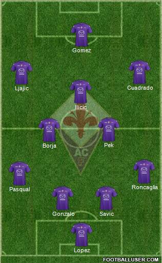Fiorentina Formation 2013