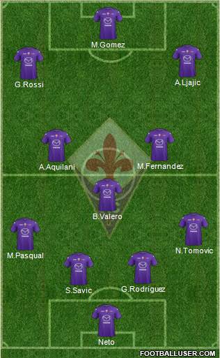 Fiorentina Formation 2013