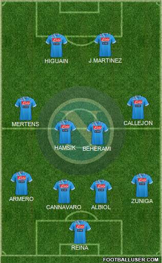 Napoli Formation 2013