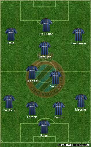 Club Brugge KV Formation 2013