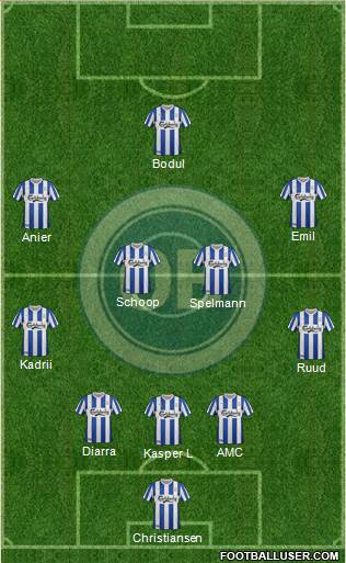 Odense Boldklub Formation 2013