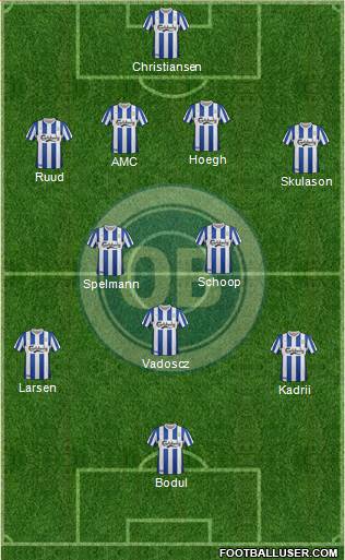 Odense Boldklub Formation 2013