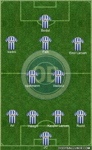 Odense Boldklub Formation 2013
