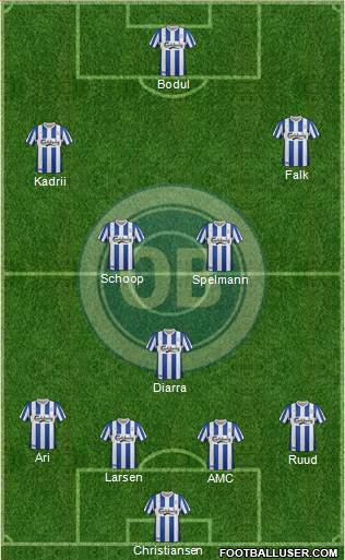 Odense Boldklub Formation 2013