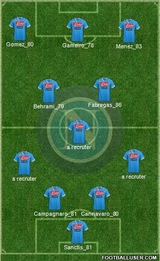 Napoli Formation 2013