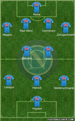 Napoli Formation 2013