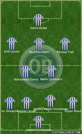 Odense Boldklub Formation 2013