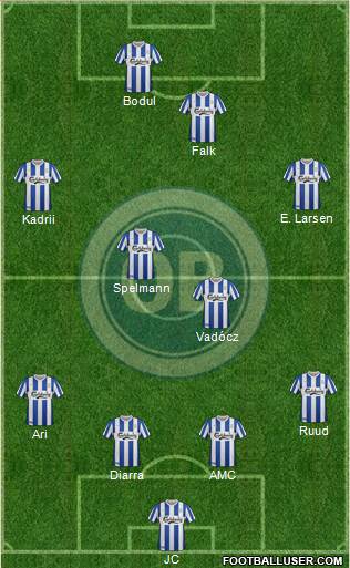 Odense Boldklub Formation 2013