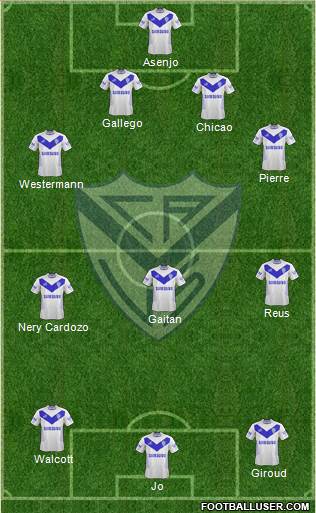 Vélez Sarsfield Formation 2013