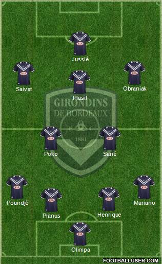 FC Girondins de Bordeaux Formation 2013
