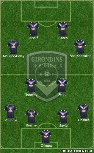 FC Girondins de Bordeaux Formation 2013