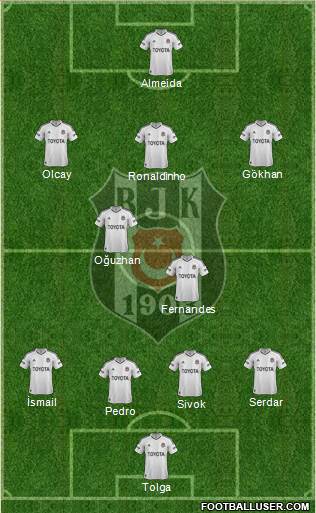 Besiktas JK Formation 2013